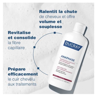 Ducray Anaphase Shampoing Complément Antichute et Anti-Affinement 400 ml