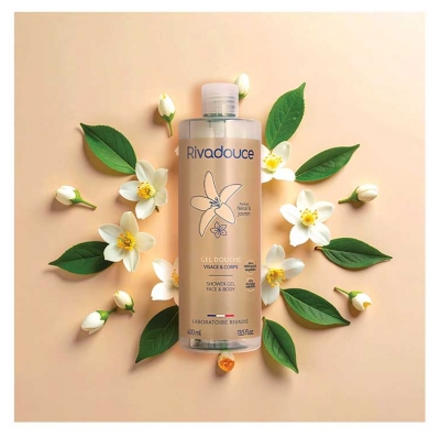 Rivadouce Gel Douche Néroli & Jasmin Visage & Corps 400 ml
