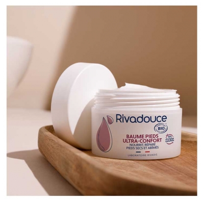 Rivadouce Baume Pieds Secs et Abîmés Ultra-Confort Bio 75 ml