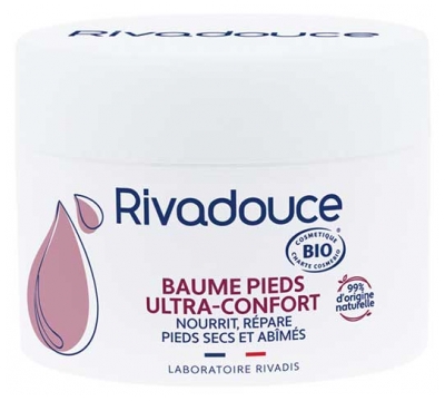 Rivadouce Baume Pieds Secs et Abîmés Ultra-Confort Bio 75 ml