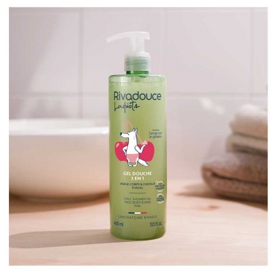 Rivadouce Les Loupiots Cerise sur le Gâteau Gel Douche 3en1 400 ml