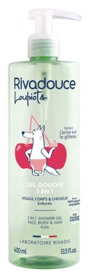 Rivadouce Les Loupiots Cerise sur le Gâteau Gel Douche 3en1 400 ml