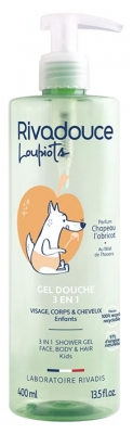 Rivadouce Les Loupiots Chapeau l'Abricot Gel Douche 3en1 400 ml