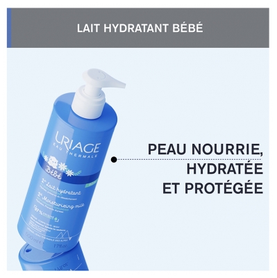 Uriage Bébé 1er Lait Hydratant Visage Corps 500 ml
