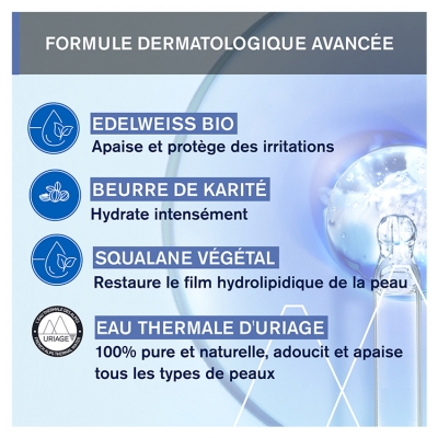 Uriage Bébé 1er Lait Hydratant Visage Corps 500 ml
