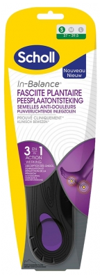 Scholl Semelles In-Balance Fasciite Plantaire Anti-Douleurs 1 Paire