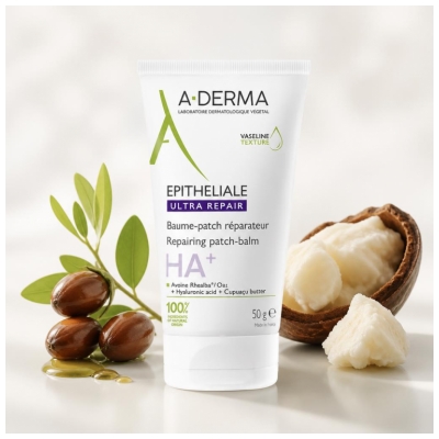 A-DERMA Epitheliale Ultra Repair Baume-Patch Réparateur Craquelures et Fissures 50 g