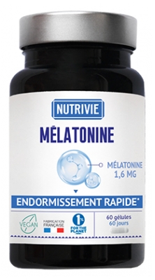 Nutrivie Melatonine Endormissement Rapide 60 Gélules