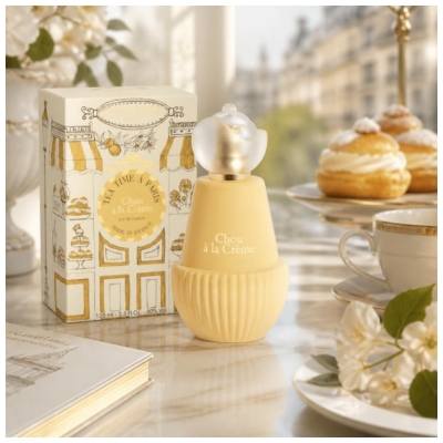 JEANNE ARTHES Tea Time à Paris Chou à la Crème Eau de Parfum pour Femmes 100 ml