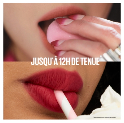 Maybelline New York Superstay Teddy Tint Blush à Lèvres Liquide Fini Mat Fondu 5 ml - Teinte : 25 Baby Tee