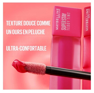 Maybelline New York Superstay Teddy Tint Blush à Lèvres Liquide Fini Mat Fondu 5 ml - Teinte : 30 Coquettish