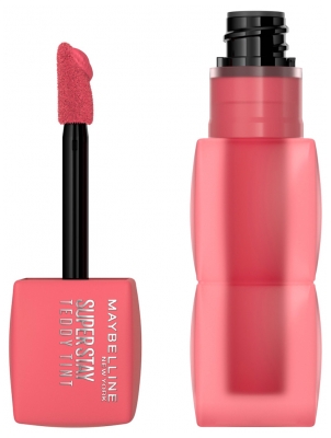 Maybelline New York Superstay Teddy Tint Blush à Lèvres Liquide Fini Mat Fondu 5 ml - Teinte : 40 Petalcore