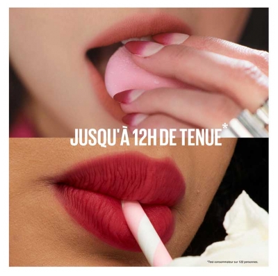 Maybelline New York Superstay Teddy Tint Blush à Lèvres Liquide Fini Mat Fondu 5 ml - Teinte : 50 Wild At Heart