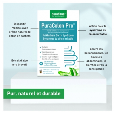 Purasana Puracolon Pro Côlon Irritable 30 x 3 g
