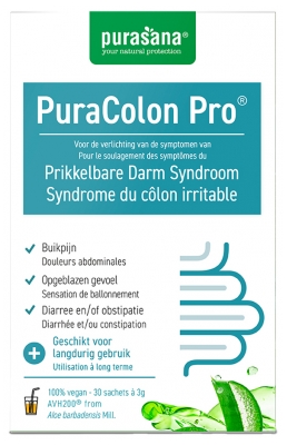 Purasana Puracolon Pro Côlon Irritable 30 x 3 g