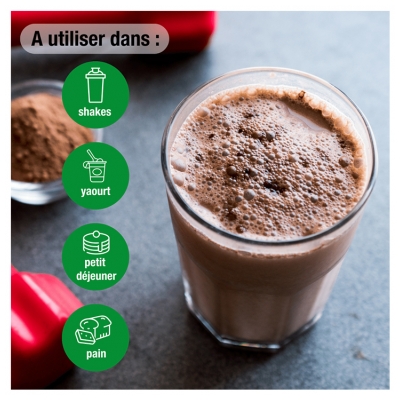 Purasana Whey Protéine Saveur Cacao Biologique 400 g