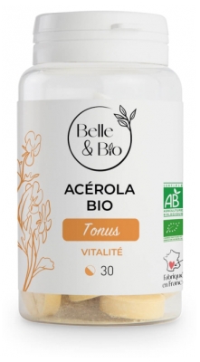 Belle & Bio Acérola Complément Alimentaire Bio 30 Comprimés
