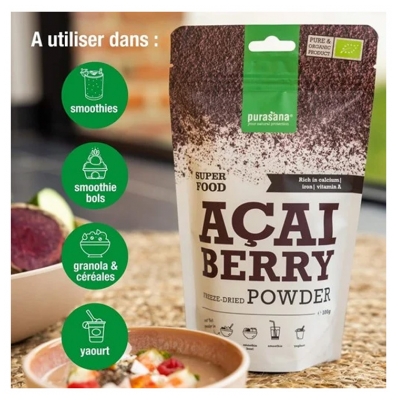 Purasana Acai Poudre Bio 100 g
