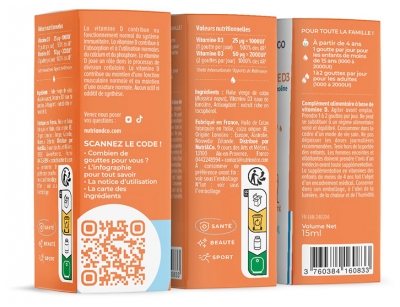 Nutri&Co Vitamine D3 Immunité 15 ml