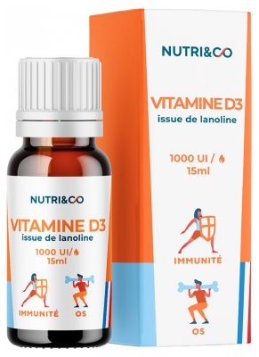 Nutri&Co Vitamine D3 Immunité 15 ml