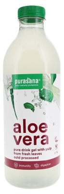 Purasana Aloé Vera Gel à Boire avec Pulpe Biologique 1 Litre