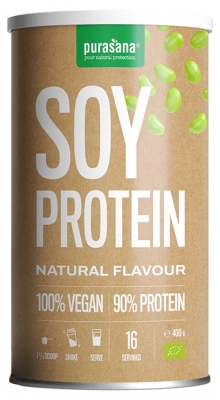 Purasana Vegan Soja Protéine Poudre Nature Bio 400 g