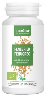 Purasana Vegan Fenugrec Bio 120 Gélules