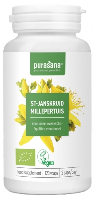 Purasana Vegan Millepertuis Bio 120 Gélules