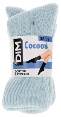 DIM Chaussettes Cocoon Couleur Marron Bois