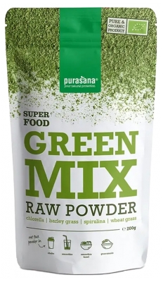 Purasana Vegan Green Mix Poudre Bio 200 g