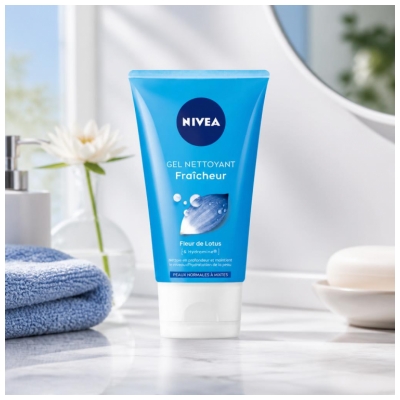 Nivea Gel Nettoyant Fraîcheur Peaux Normales et Mixtes 150 ML