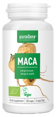 Purasana Vegan Maca Bio 120 Gélules