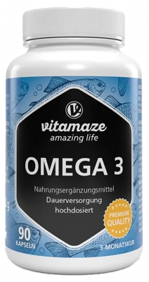 Vitamaze Oméga 3 1000 mg à Haute Dose 90 Capsules