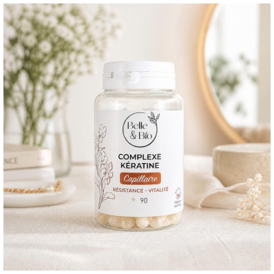 Belle & Bio Complexe Kératine Capillaire Résistance Vitalié 90 Gélules