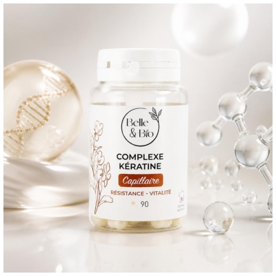 Belle & Bio Complexe Kératine Capillaire Résistance Vitalié 90 Gélules