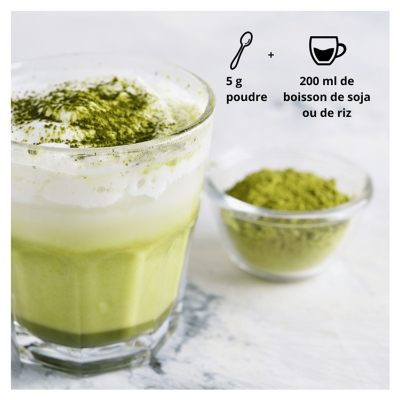 Purasana Latté Matcha x Moringa Bio 120 Grammes