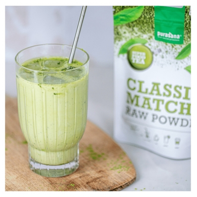 Purasana Vegan Matcha Classic Thé Poudre Bio 75 g