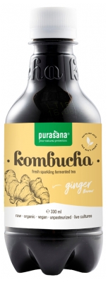 Purasana Kombucha Goût Gingembre Bio 330 ml