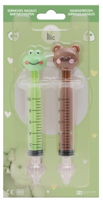 Plic Care Lot de Deux Seringues Nasales Pour Bébés 10 ml - Dès 4 Mois