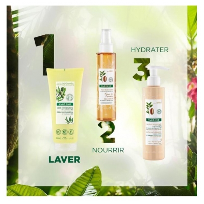 Klorane — Crème Douche au Beurre de Cupuaçu Bio - Lait d'Amandier - Peau Sèche à Trèsèche 200 ml