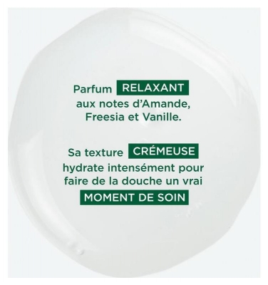 Klorane — Crème Douche au Beurre de Cupuaçu Bio - Lait d'Amandier - Peau Sèche à Trèsèche 200 ml
