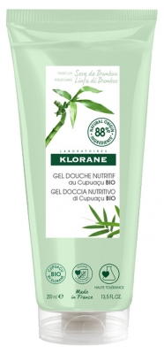 Klorane — Gel Douche au Beurre de Cupuaçu Bio — Sève de Bambou — Tous Types de Peaux 200 ml