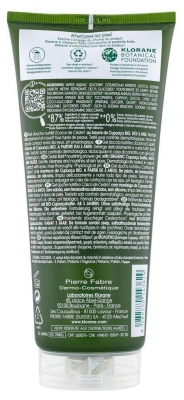 Klorane Gel Douche au Beurre de Cupuaçu Bio - Écorce de Cèdre - Tous Types de Peaux 200 ml