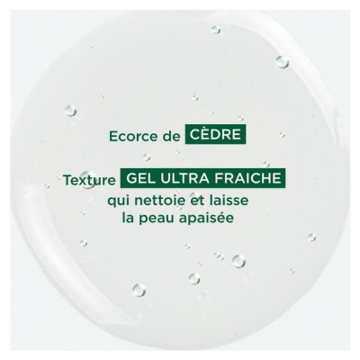 Klorane Gel Douche au Beurre de Cupuaçu Bio - Écorce de Cèdre - Tous Types de Peaux 200 ml