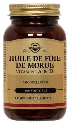 Solgar Huile de Foie de Morue Softgels