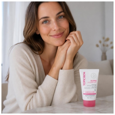 Topicrem Ultra-Hydratant Crème Mains Très Sèches et Abîmées 50 ml