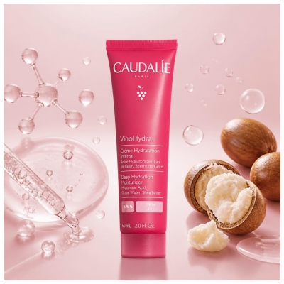 Caudalie VinoHydra Crème Hydratation Intense Peaux Sèches 60 ml