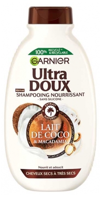 Garnier Ultra Doux Shampoing Nourrissant au Lait de Coco & Macadamia 400 ml