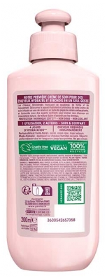 Garnier Ultra Doux Crème de Soin 2en1 Hydratation Souplesse 200 ml