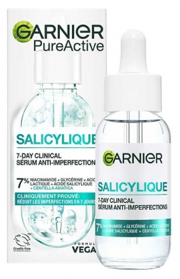 Garnier PureActive Salicylique 7-Day Clinical Sérum Anti-Imperfections 30 ml